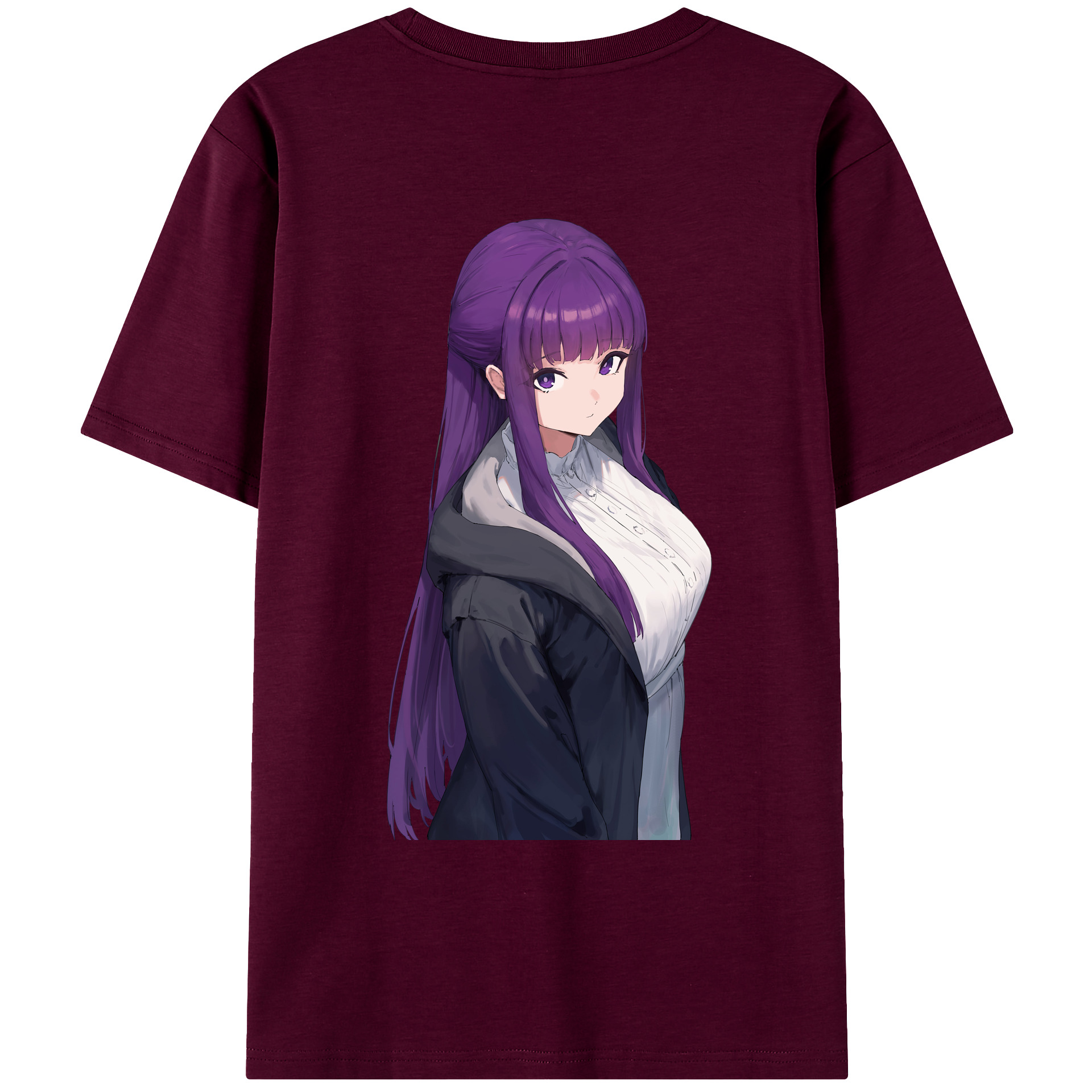 （画像用） 葬送のフリーレン Frieren レディース半袖Tシャツ(バックプリント)
